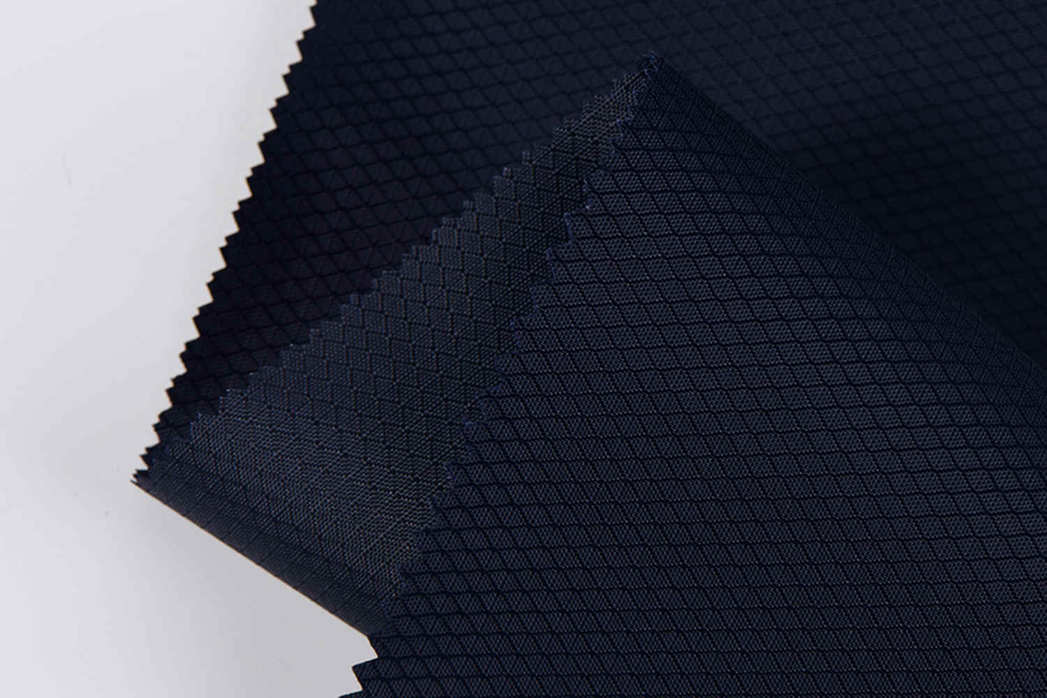Nylon Diamond Pattern Jacquard com PU
